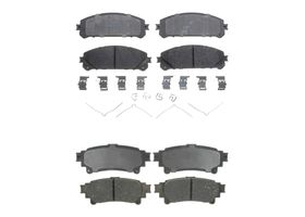 Kit De Balatas Cerámicas Delanteras Y Traseras Professional Grade