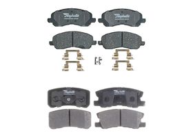 Kit De Balatas Cerámicas Delanteras Y Traseras Professional Grade