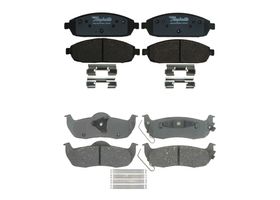 Kit De Balatas Cerámicas Delanteras Y Traseras Professional Grade