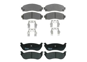 Kit De Balatas Cerámicas Delanteras Y Traseras Professional Grade