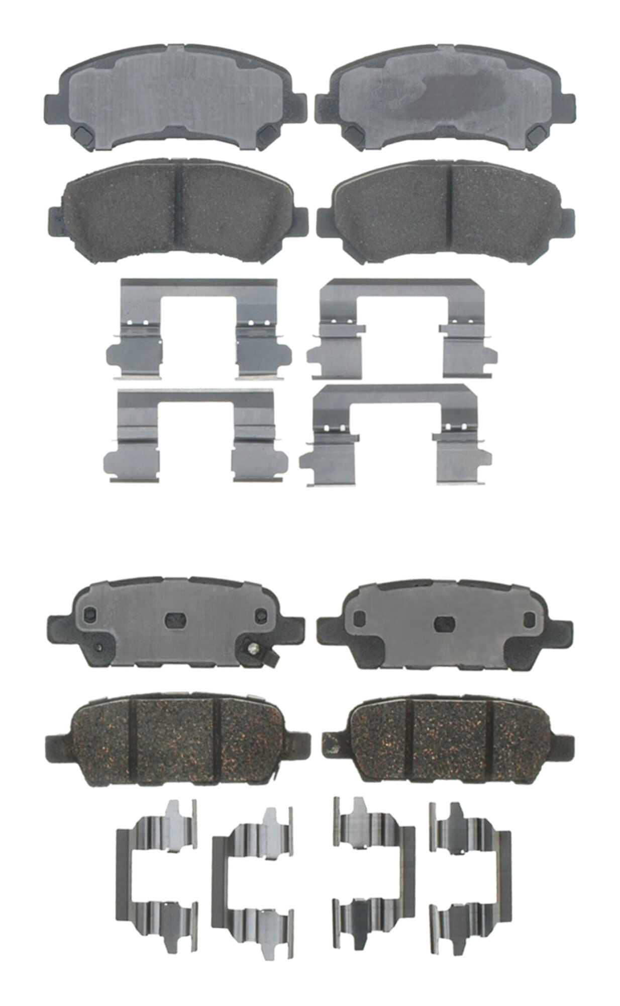 Kit De Balatas Cerámicas Delanteras Y Traseras Professional Grade