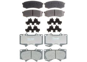 Kit De Balatas Cerámicas Delanteras Y Traseras Professional Grade