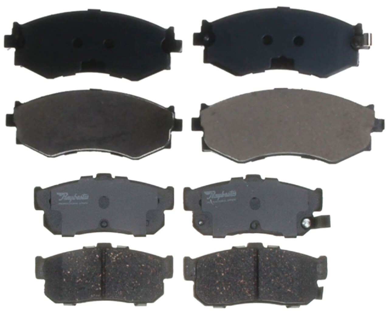 Kit De Balatas Cerámicas Delanteras Y Traseras Professional Grade