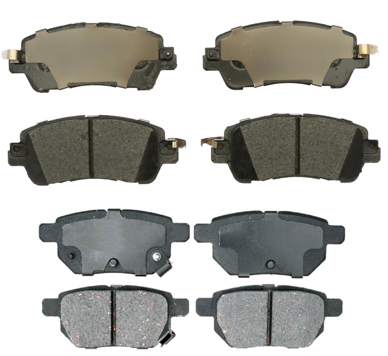 Kit De Balatas Cerámicas Delanteras Y Traseras Professional Grade