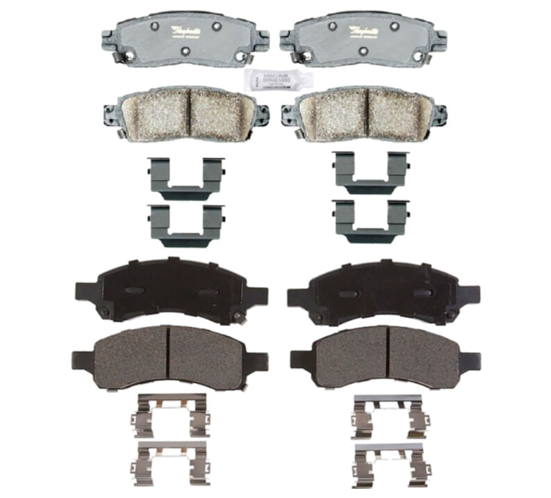 Kit De Balatas Cerámicas Delanteras Y Traseras Advanced Technology