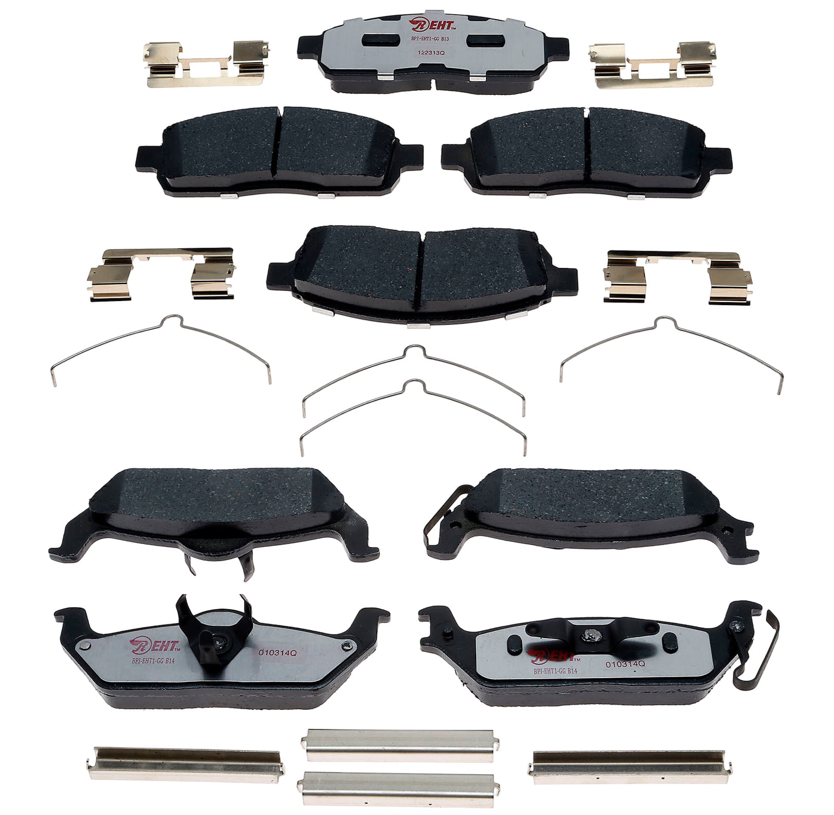 Kit De Balatas Híbridas Delanteras Y Traseras Element 3