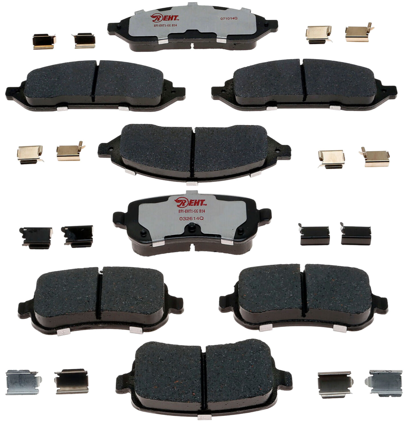 Kit De Balatas Híbridas Delanteras Y Traseras Element 3
