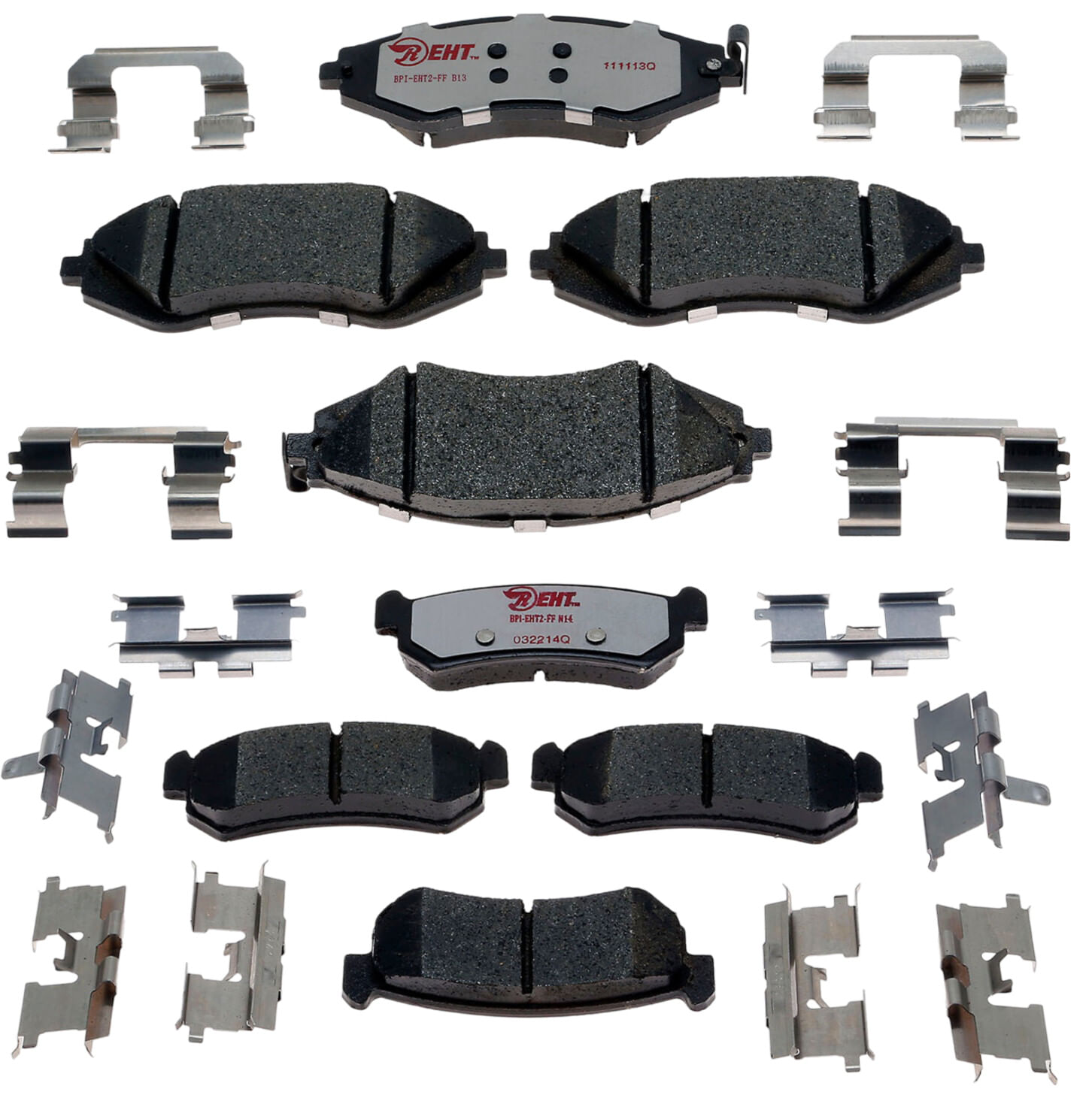 Kit De Balatas Híbridas Delanteras Y Traseras Element 3