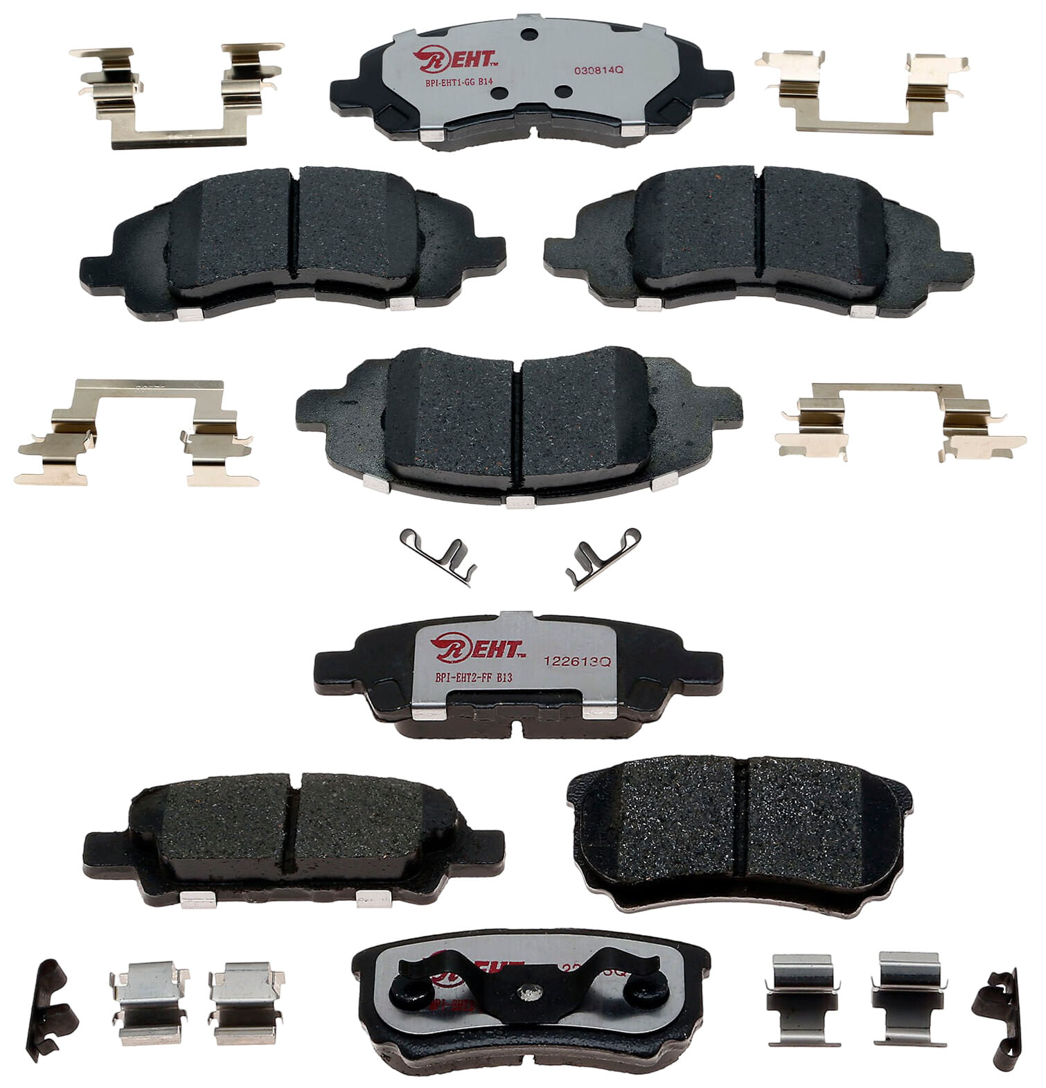 Kit De Balatas Híbridas Delanteras Y Traseras Element 3