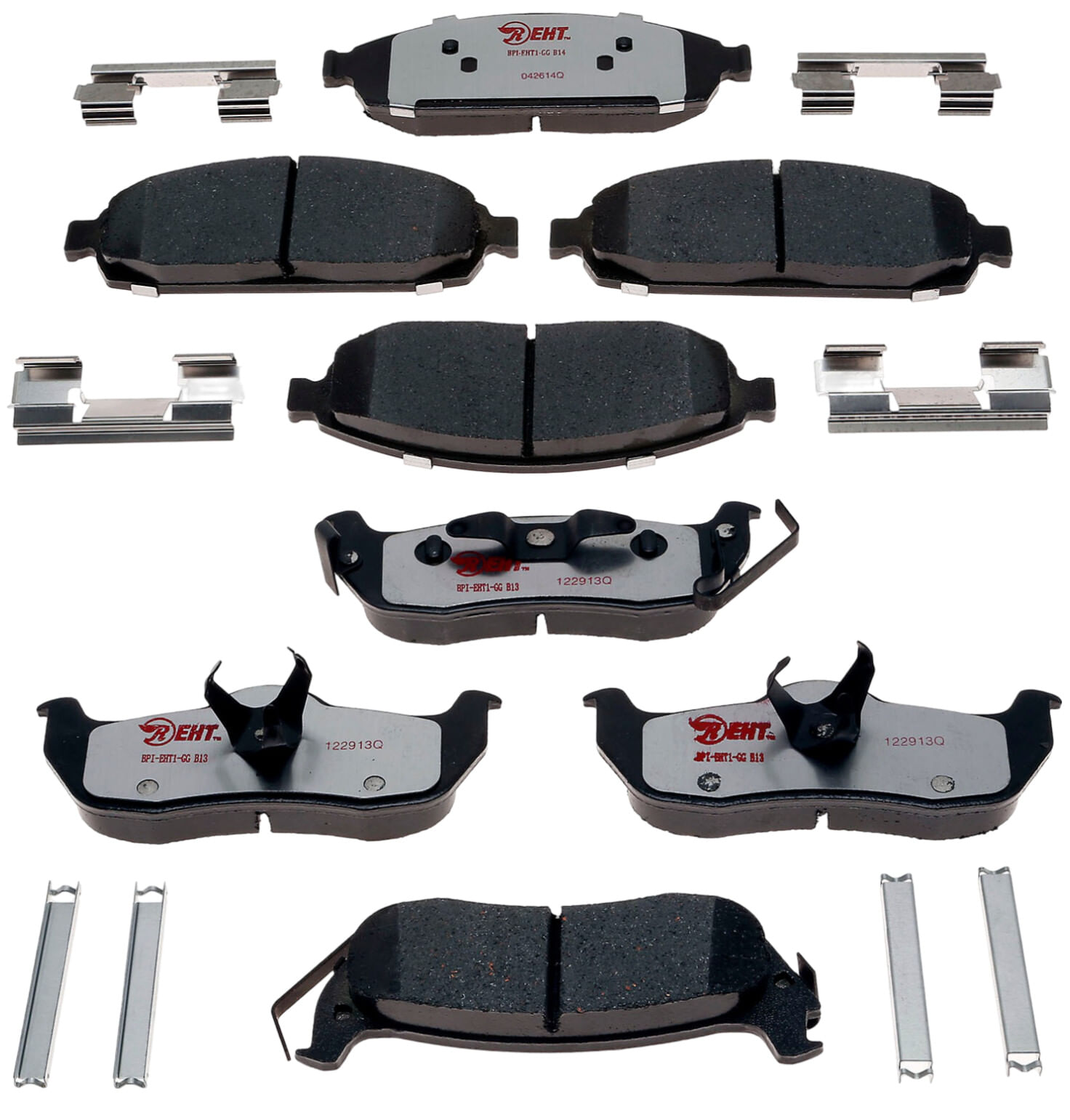 Kit De Balatas Híbridas Delanteras Y Traseras Element 3