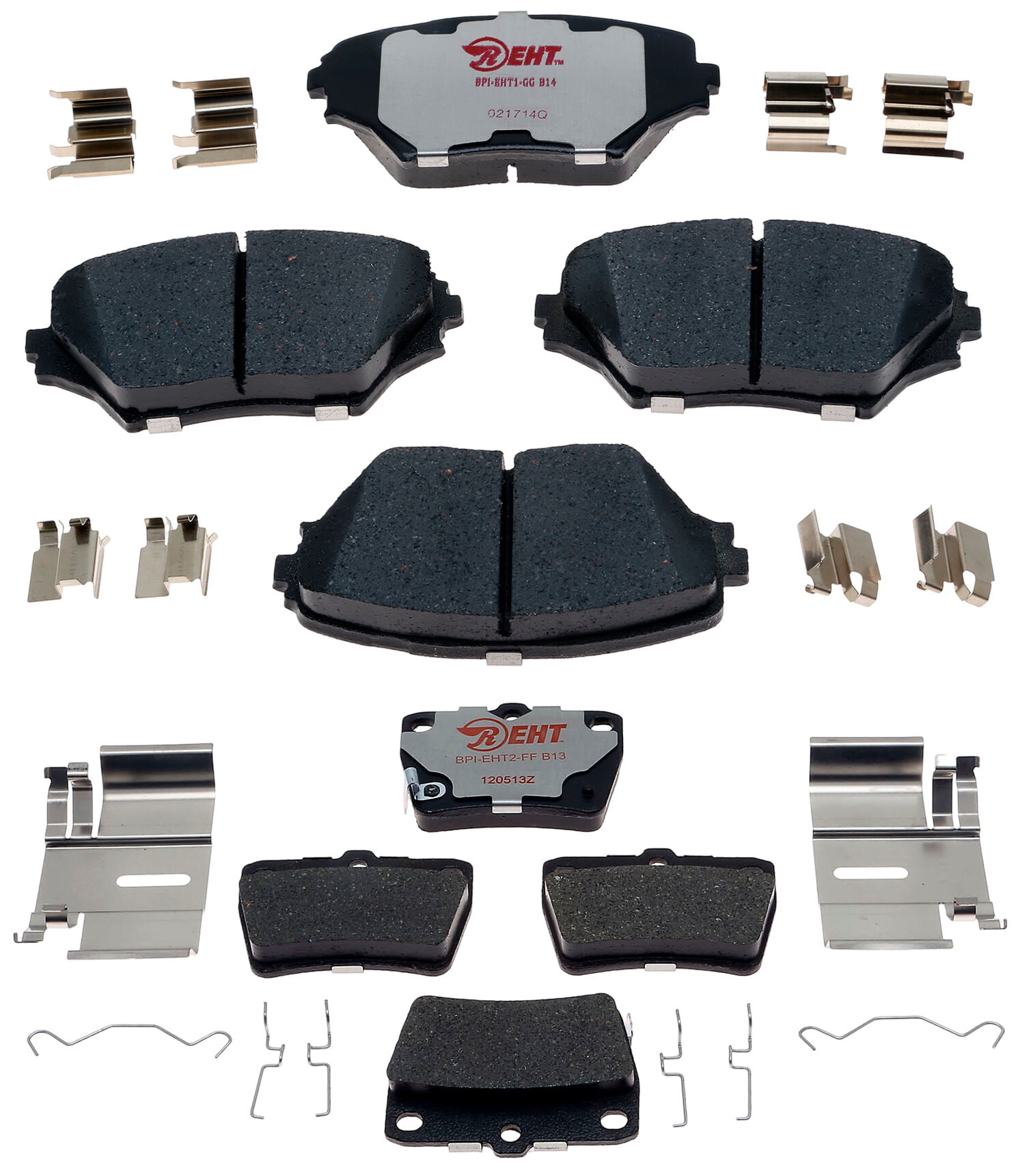 Kit De Balatas Híbridas Delanteras Y Traseras Element 3