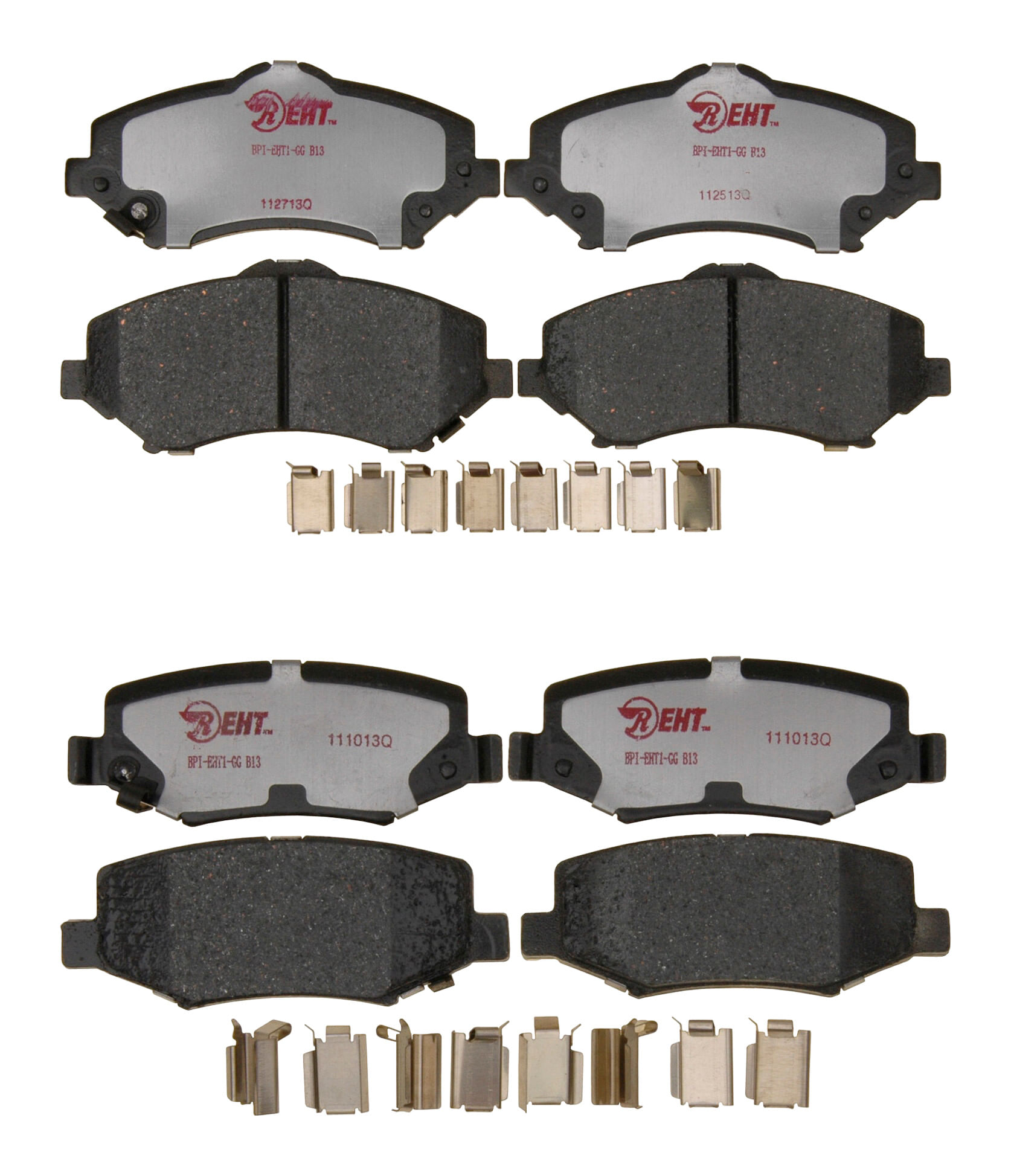Kit De Balatas Híbridas Delanteras Y Traseras Element 3