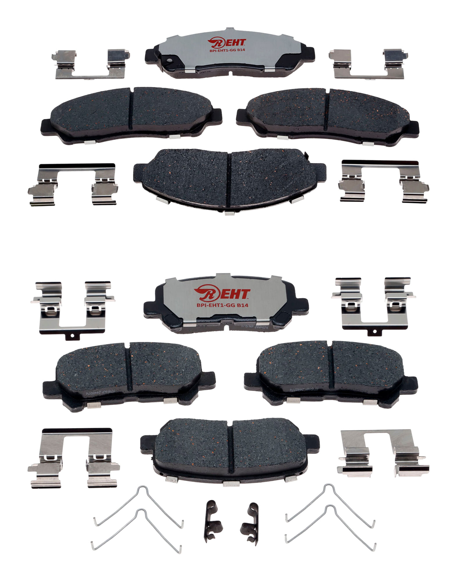 Kit De Balatas Híbridas Delanteras Y Traseras Element 3