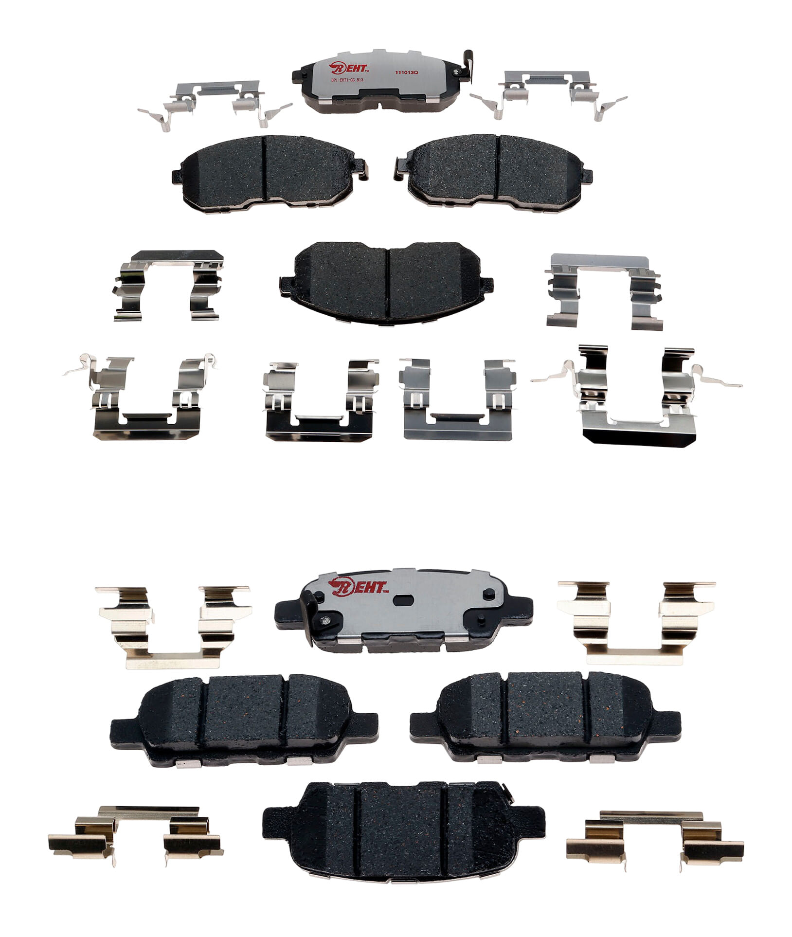 Kit De Balatas Híbridas Delanteras Y Traseras Element 3