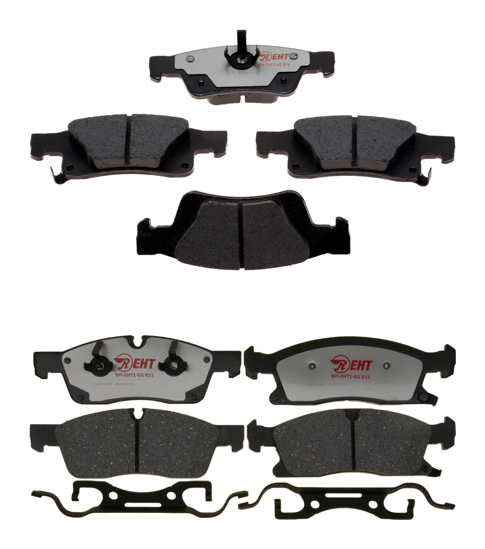 Kit De Balatas Híbridas Delanteras Y Traseras Element 3