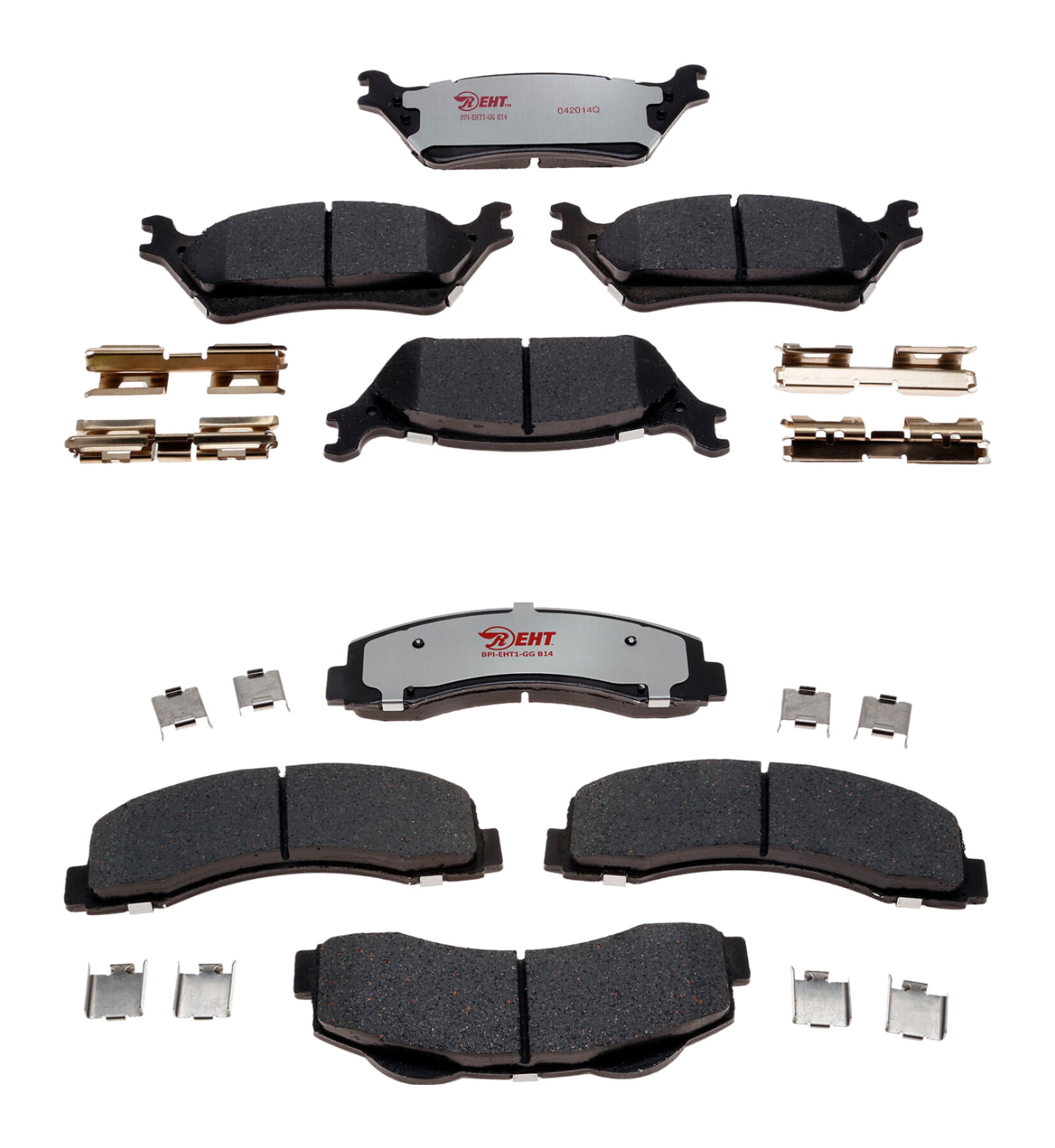 Kit De Balatas Híbridas Delanteras Y Traseras Element 3