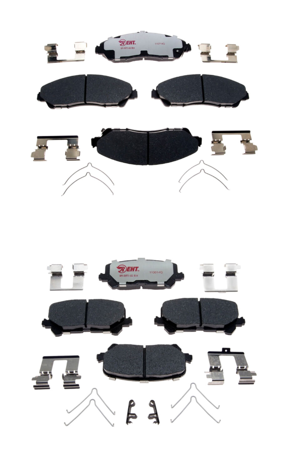 Kit De Balatas Híbridas Delanteras Y Traseras Element 3