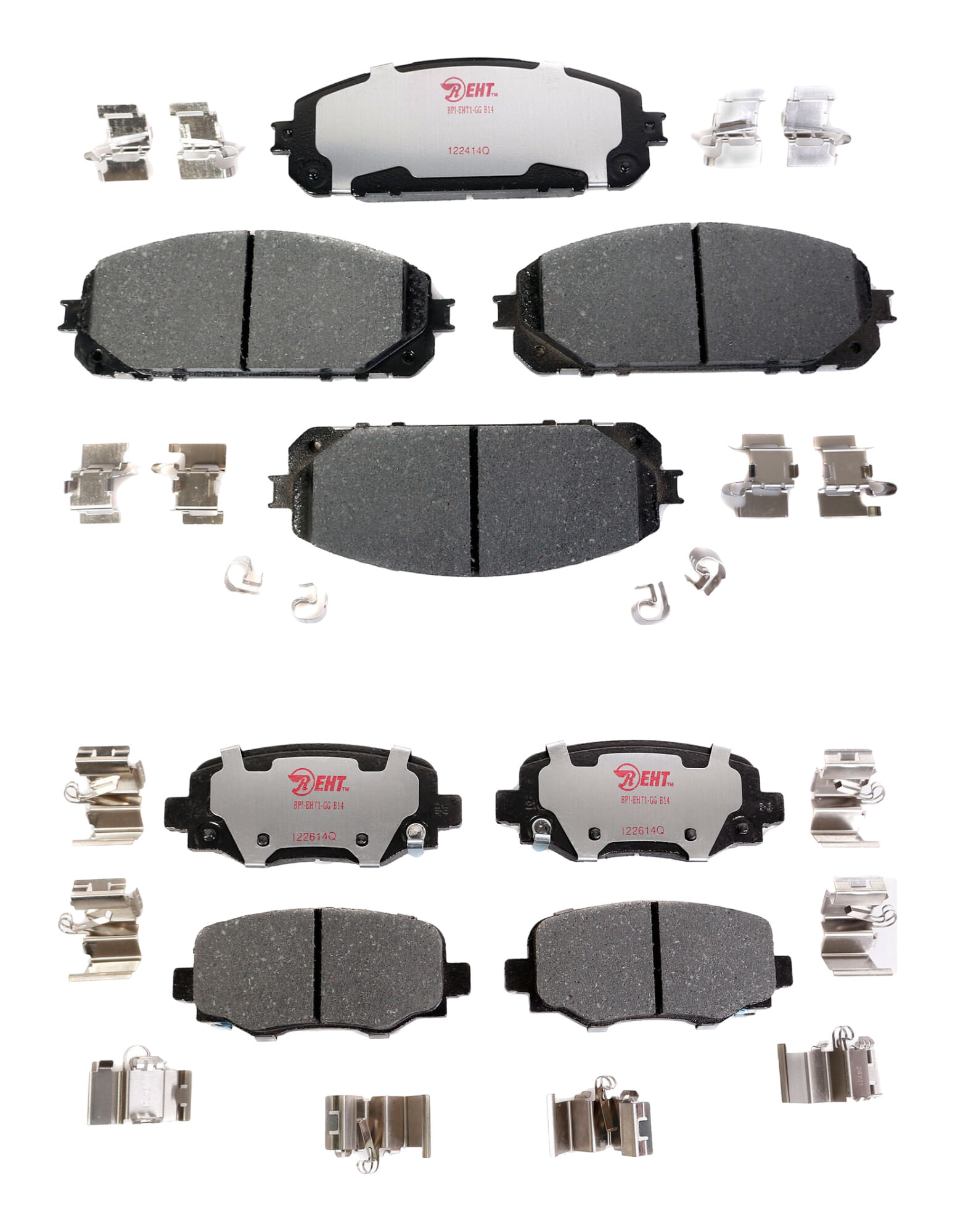 Kit De Balatas Híbridas Delanteras Y Traseras Element 3