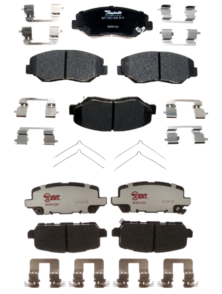 Kit De Balatas Híbridas Delanteras Y Traseras Element 3