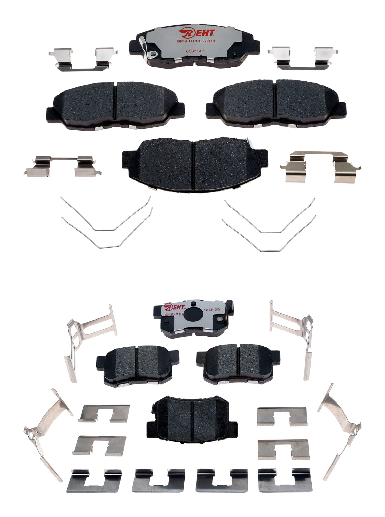 Kit De Balatas Híbridas Delanteras Y Traseras Element 3