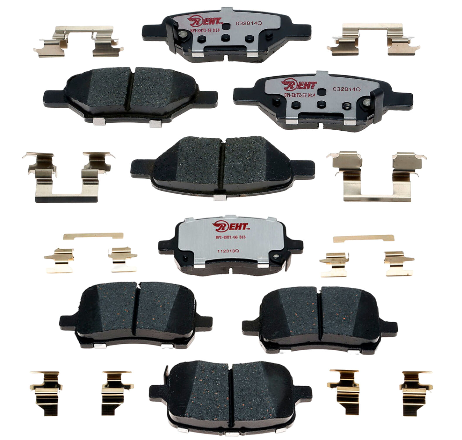Kit De Balatas Híbridas Delanteras Y Traseras Element 3
