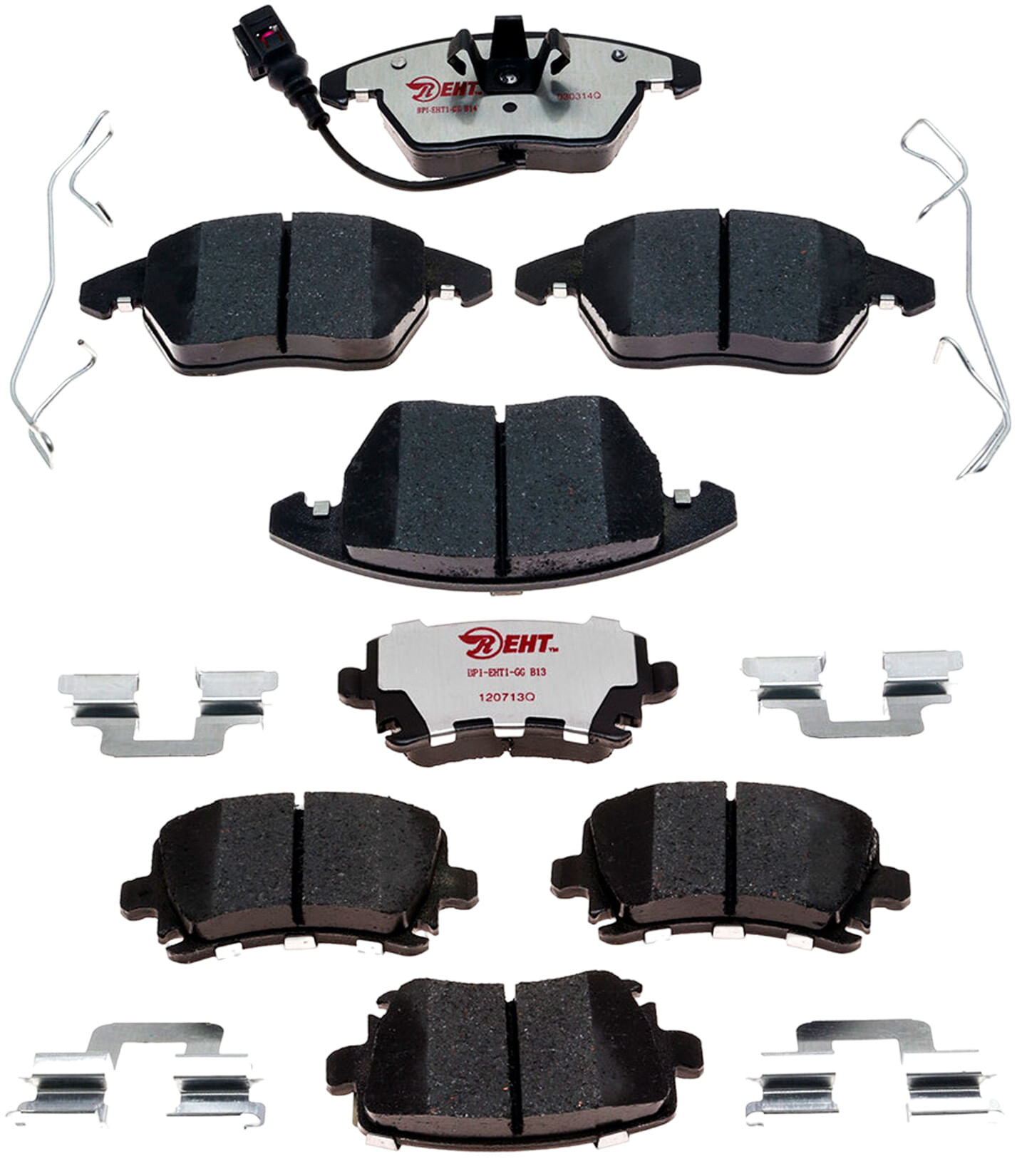 Kit De Balatas Híbridas Delanteras Y Traseras Element 3