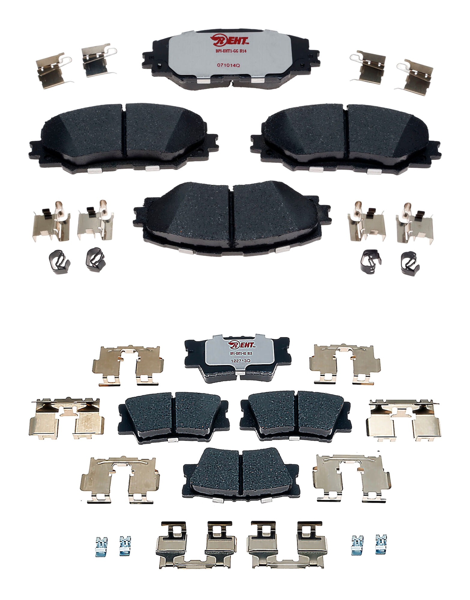Kit De Balatas Híbridas Delanteras Y Traseras Element 3