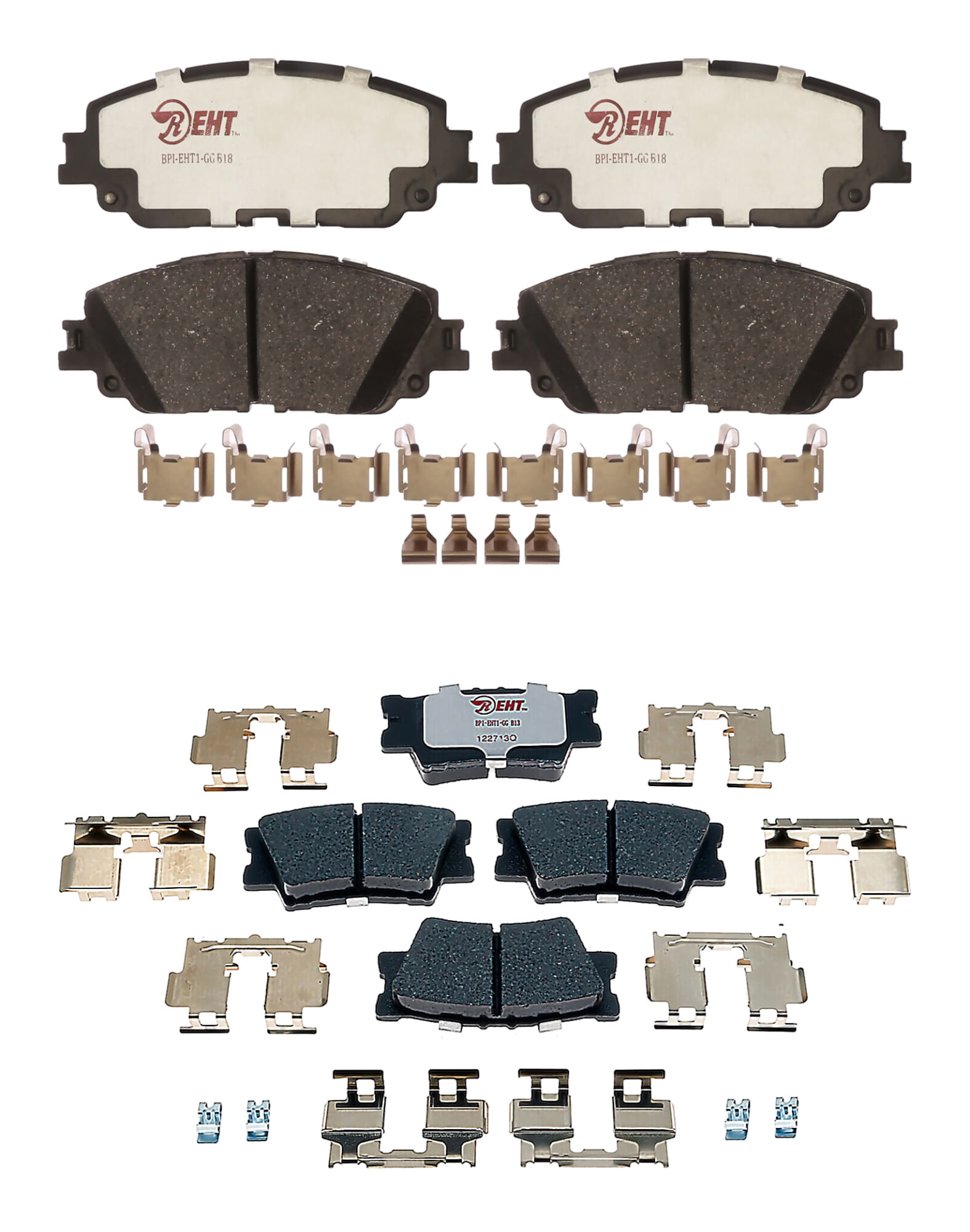 Kit De Balatas Híbridas Delanteras Y Traseras Element 3