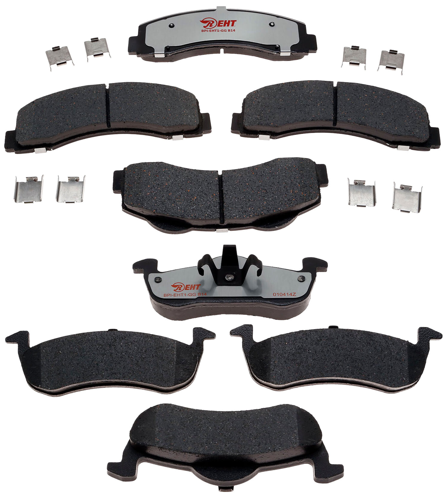 Kit De Balatas Híbridas Delanteras Y Traseras Element 3