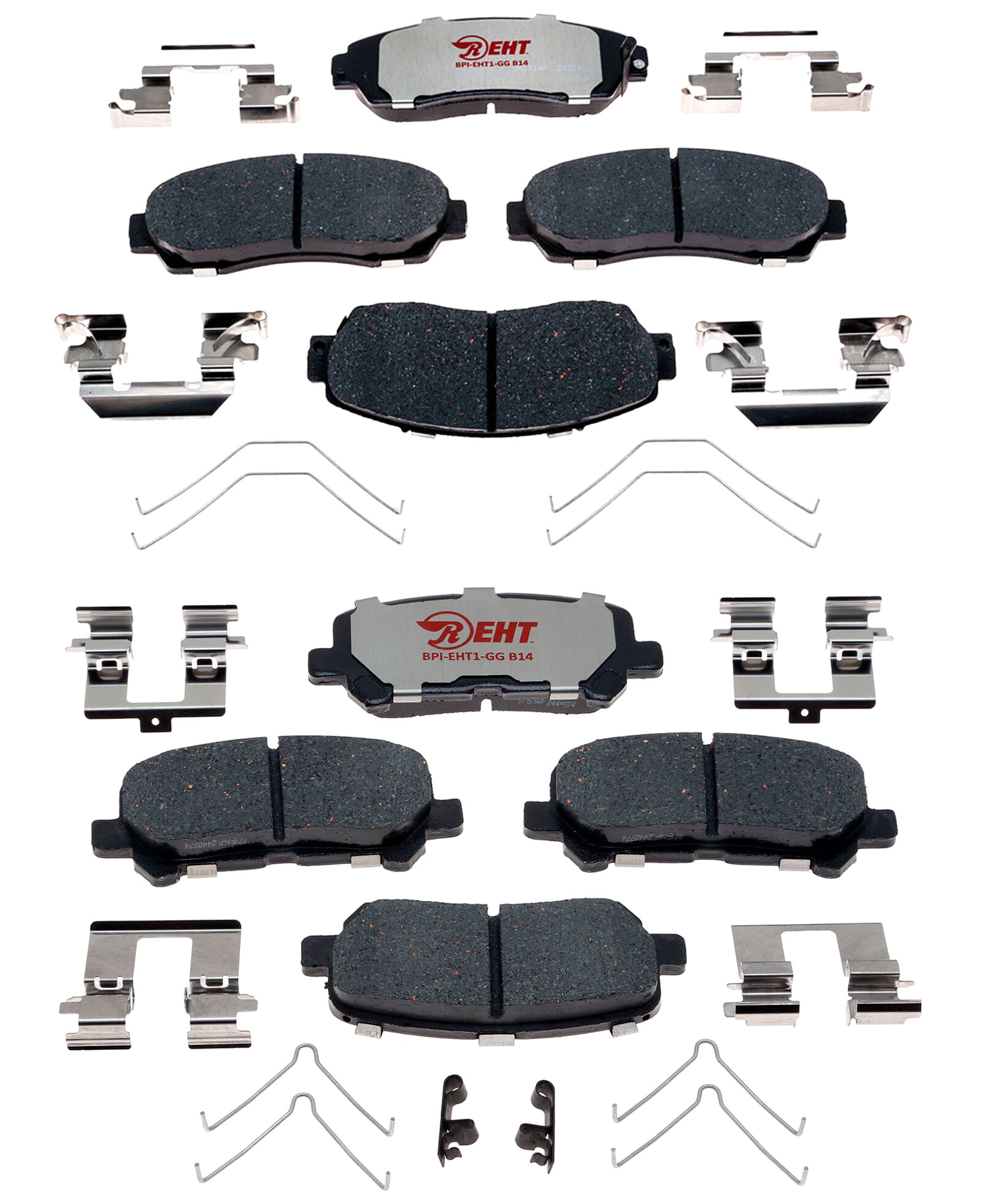 Kit De Balatas Híbridas Delanteras Y Traseras Element 3