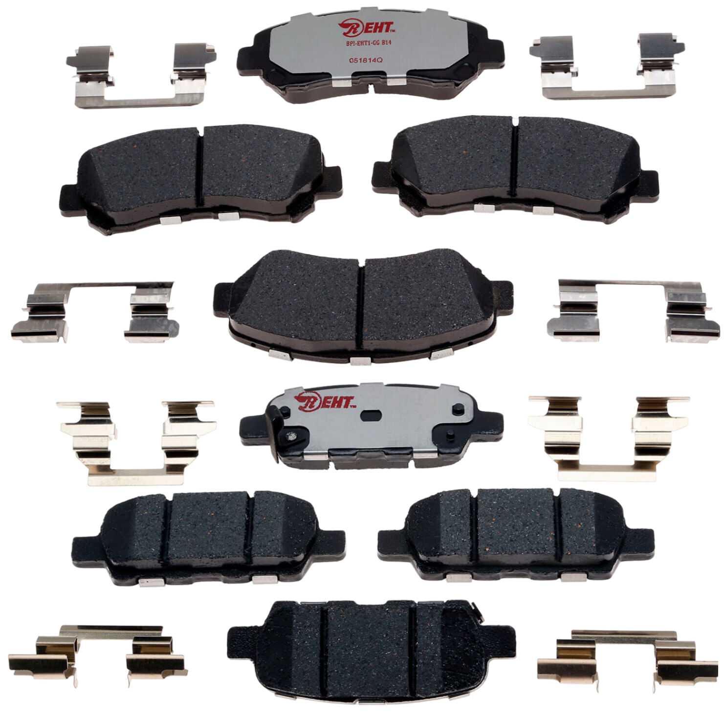 Kit De Balatas Híbridas Delanteras Y Traseras Element 3