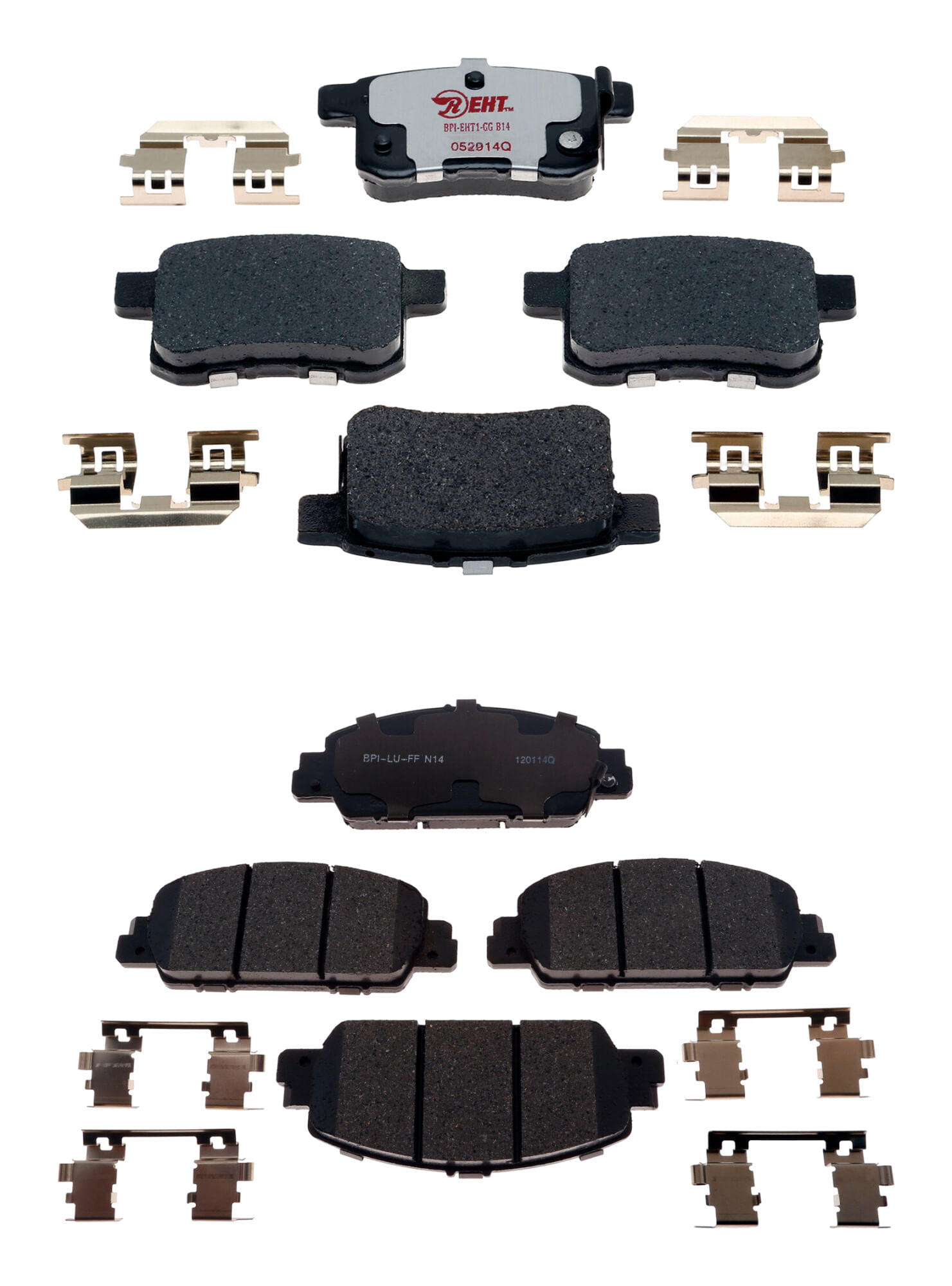 Kit De Balatas Híbridas Delanteras Y Traseras Element 3