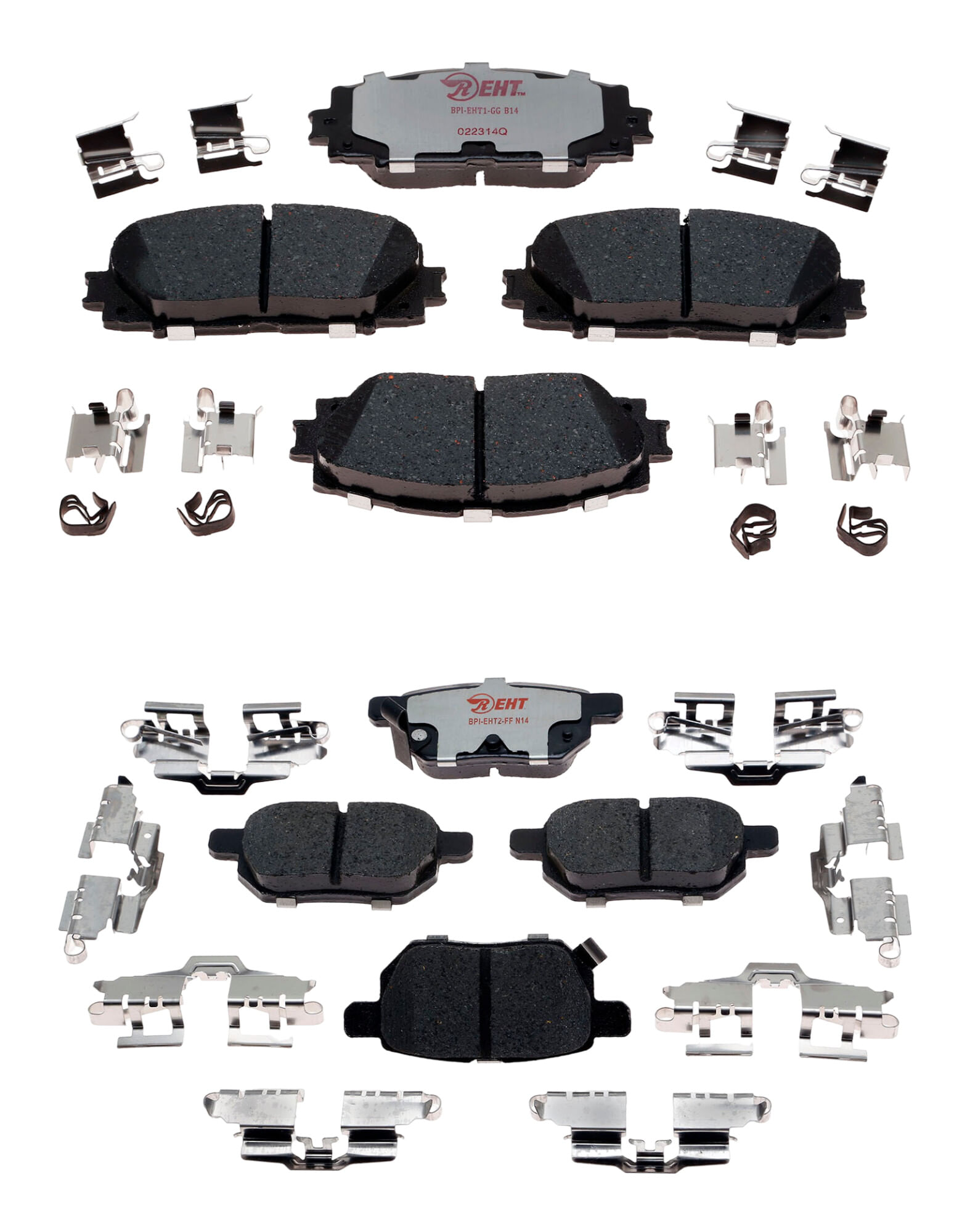 Kit De Balatas Híbridas Delanteras Y Traseras Element 3