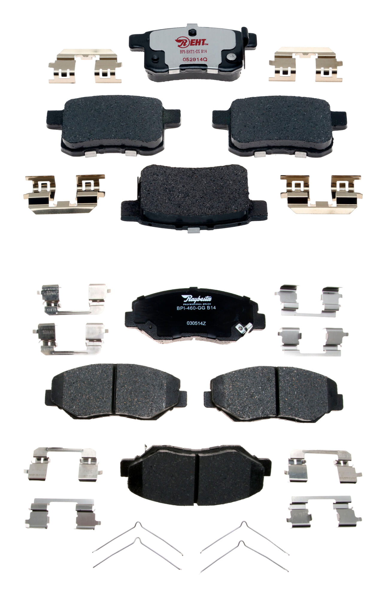 Kit De Balatas Híbridas Delanteras Y Traseras Element 3