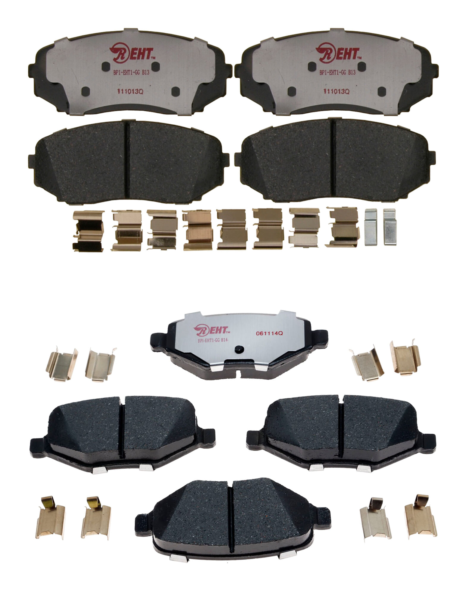 Kit De Balatas Híbridas Delanteras Y Traseras Element 3