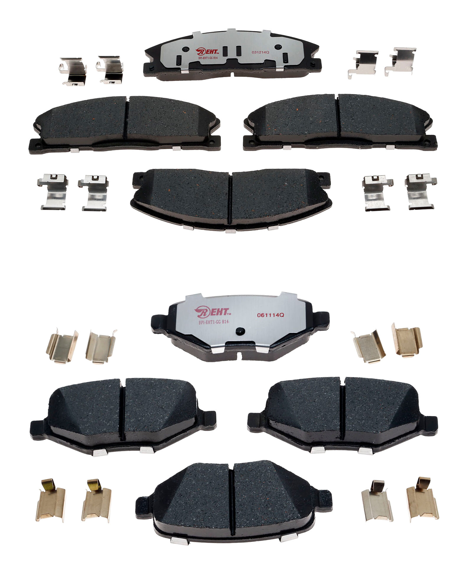 Kit De Balatas Híbridas Delanteras Y Traseras Element 3