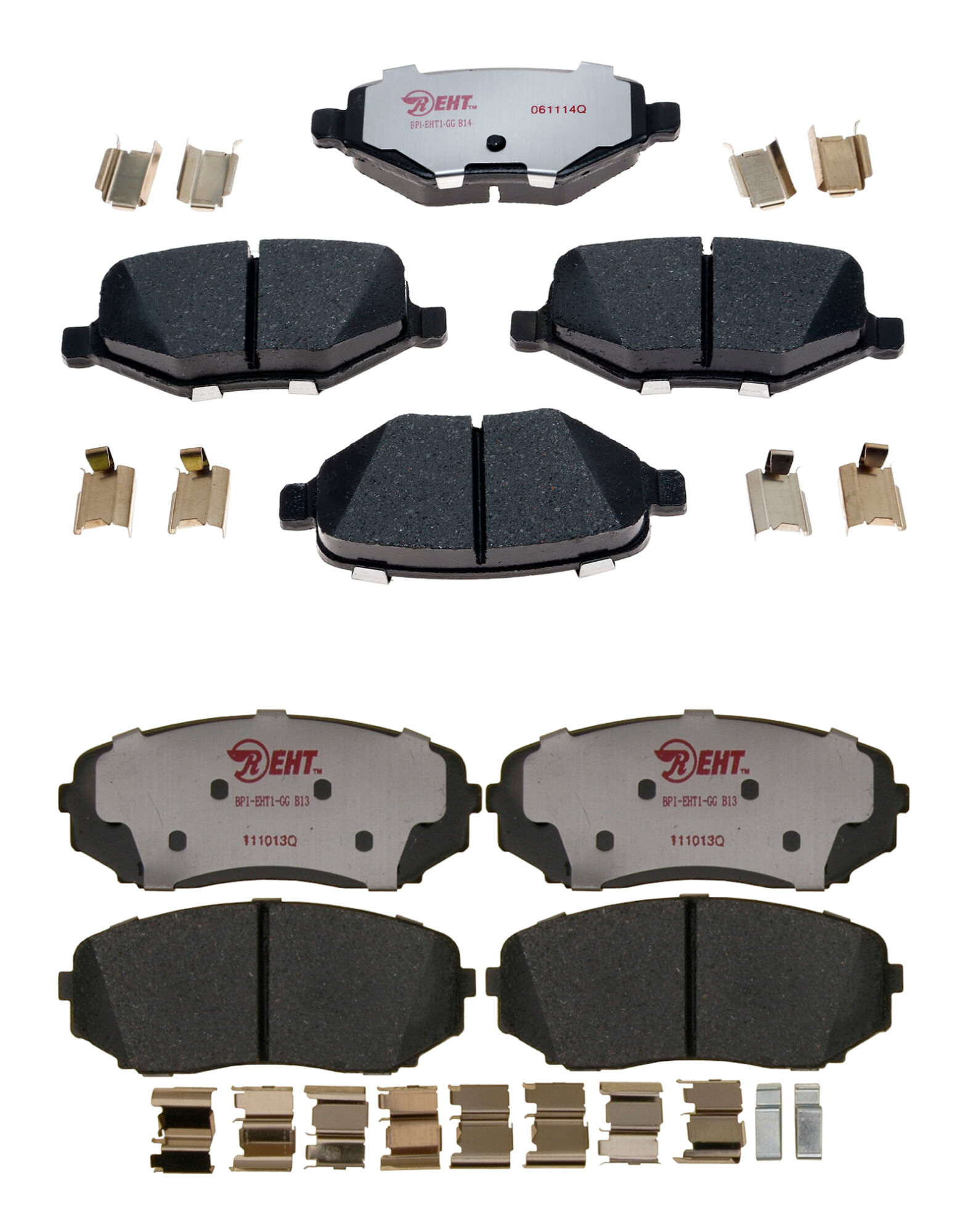 Kit De Balatas Híbridas Delanteras Y Traseras Element 3