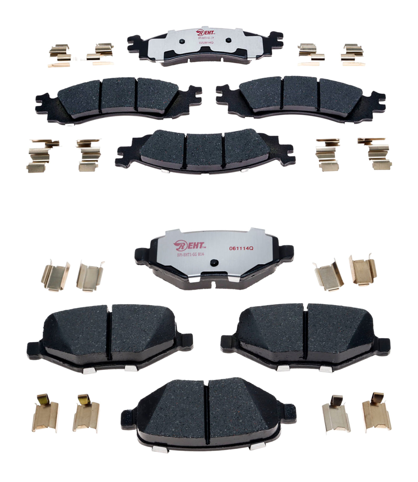 Kit De Balatas Híbridas Delanteras Y Traseras Element 3