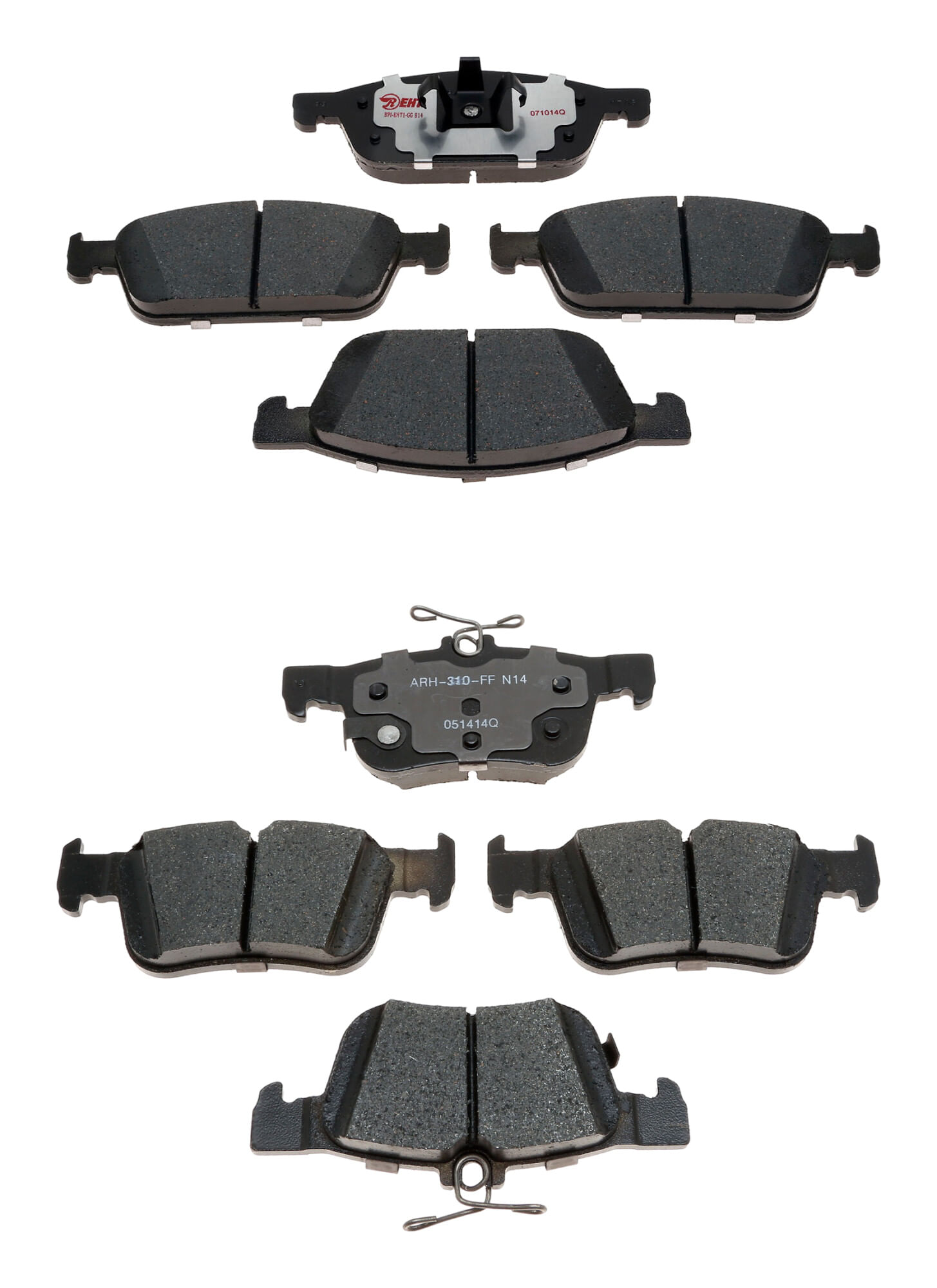 Kit De Balatas Híbridas Delanteras Y Traseras Element 3
