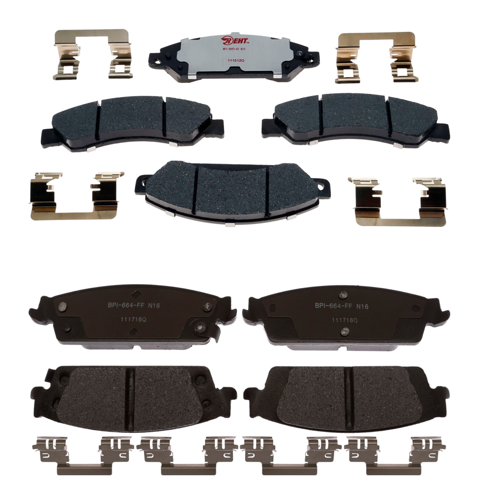 Kit De Balatas Híbridas Delanteras Y Traseras Element 3