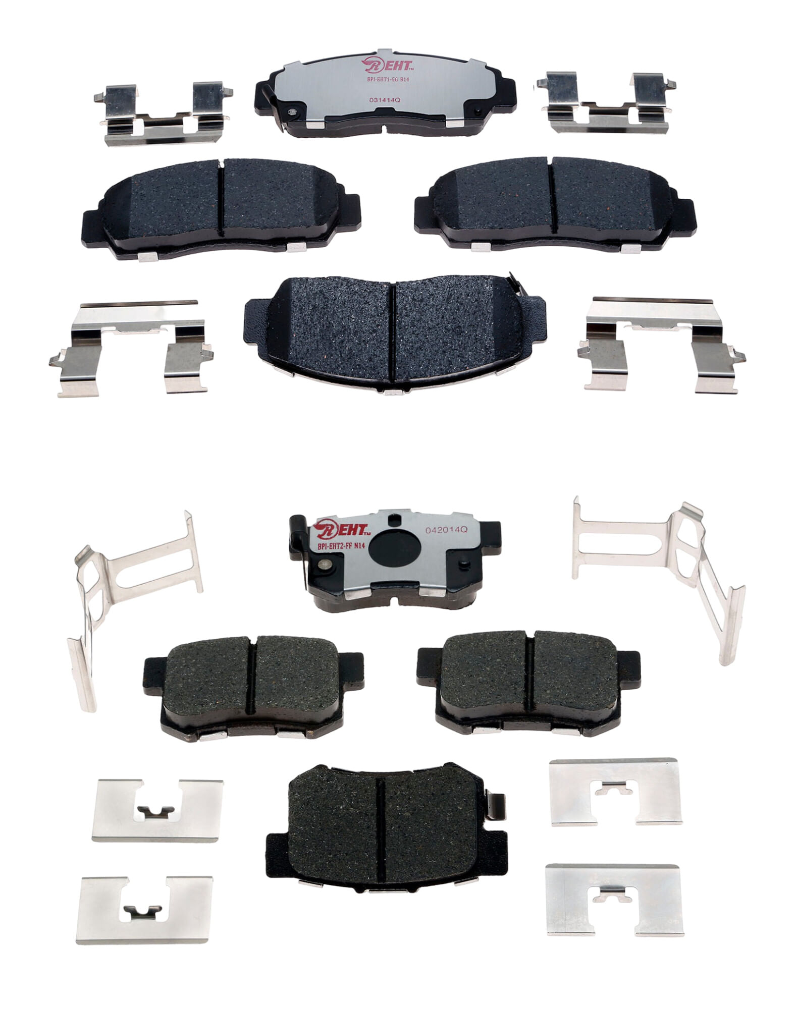 Kit De Balatas Híbridas Delanteras Y Traseras Element 3