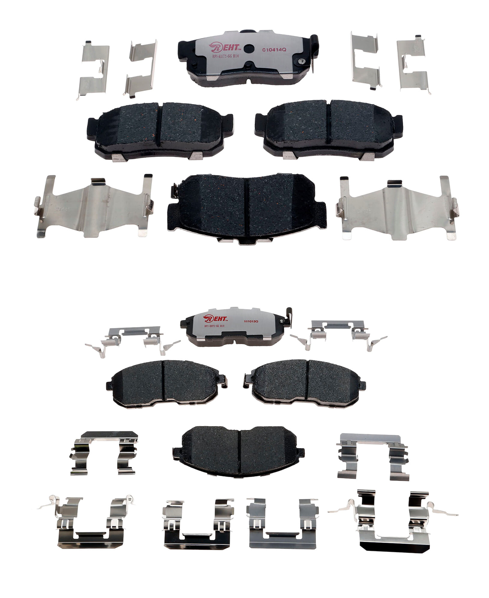 Kit De Balatas Híbridas Delanteras Y Traseras Element 3