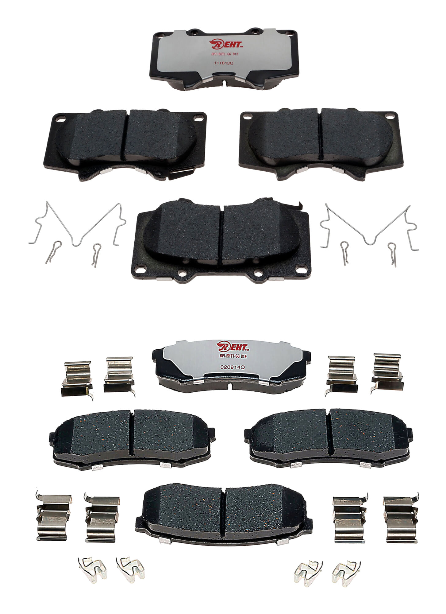 Kit De Balatas Híbridas Delanteras Y Traseras Element 3