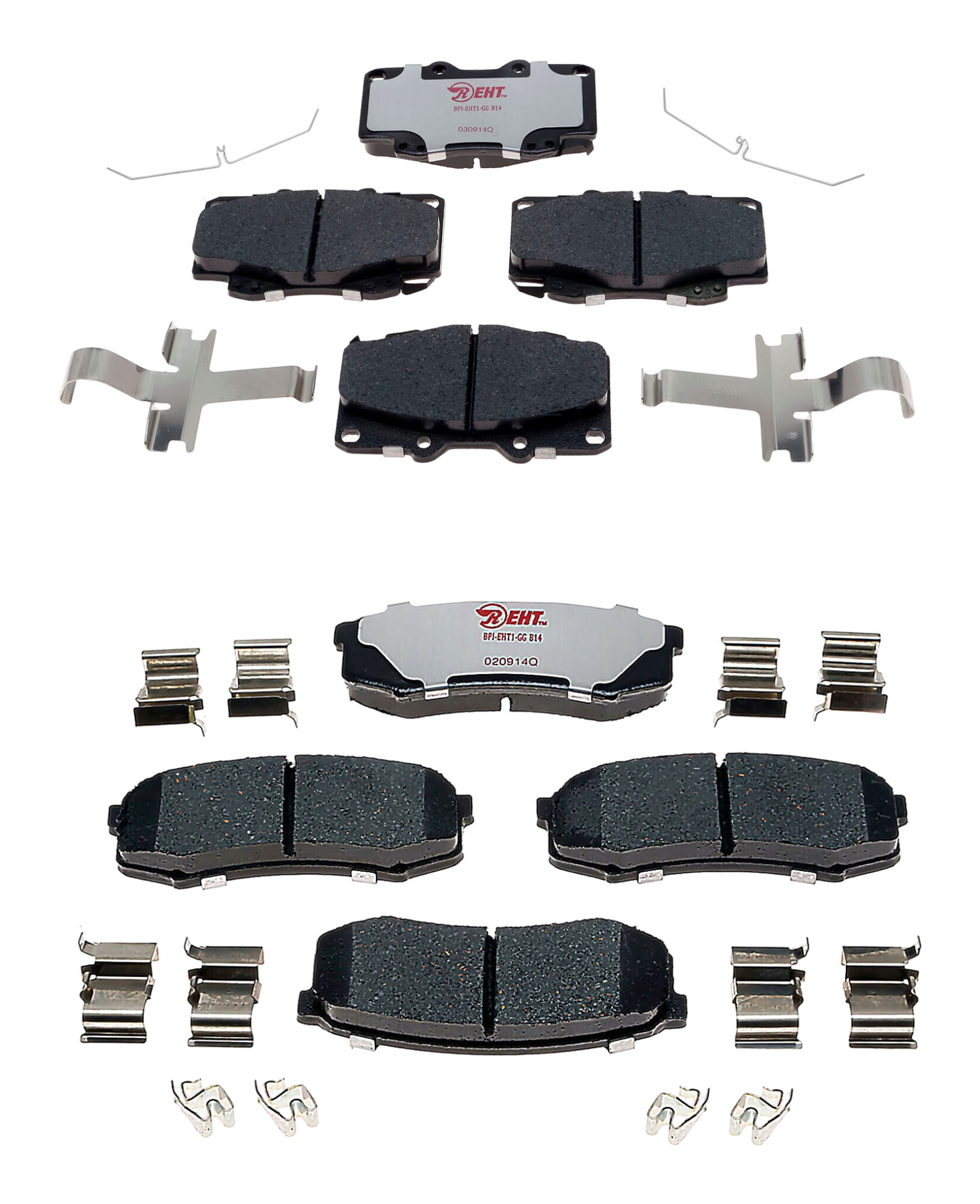 Kit De Balatas Híbridas Delanteras Y Traseras Element 3