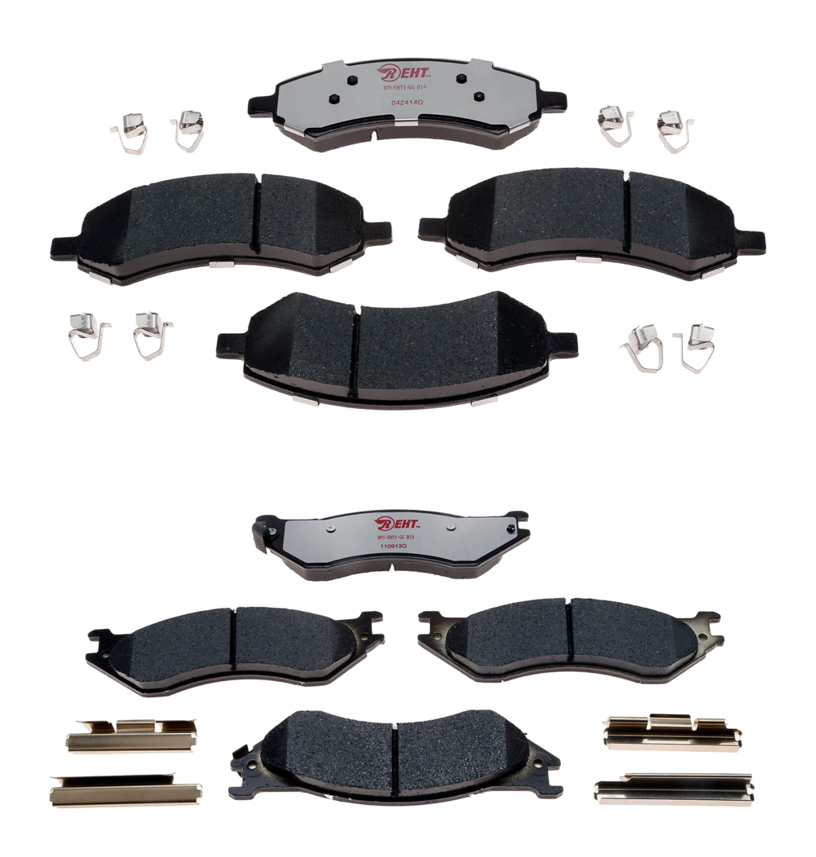 Kit De Balatas Híbridas Delanteras Y Traseras Element 3