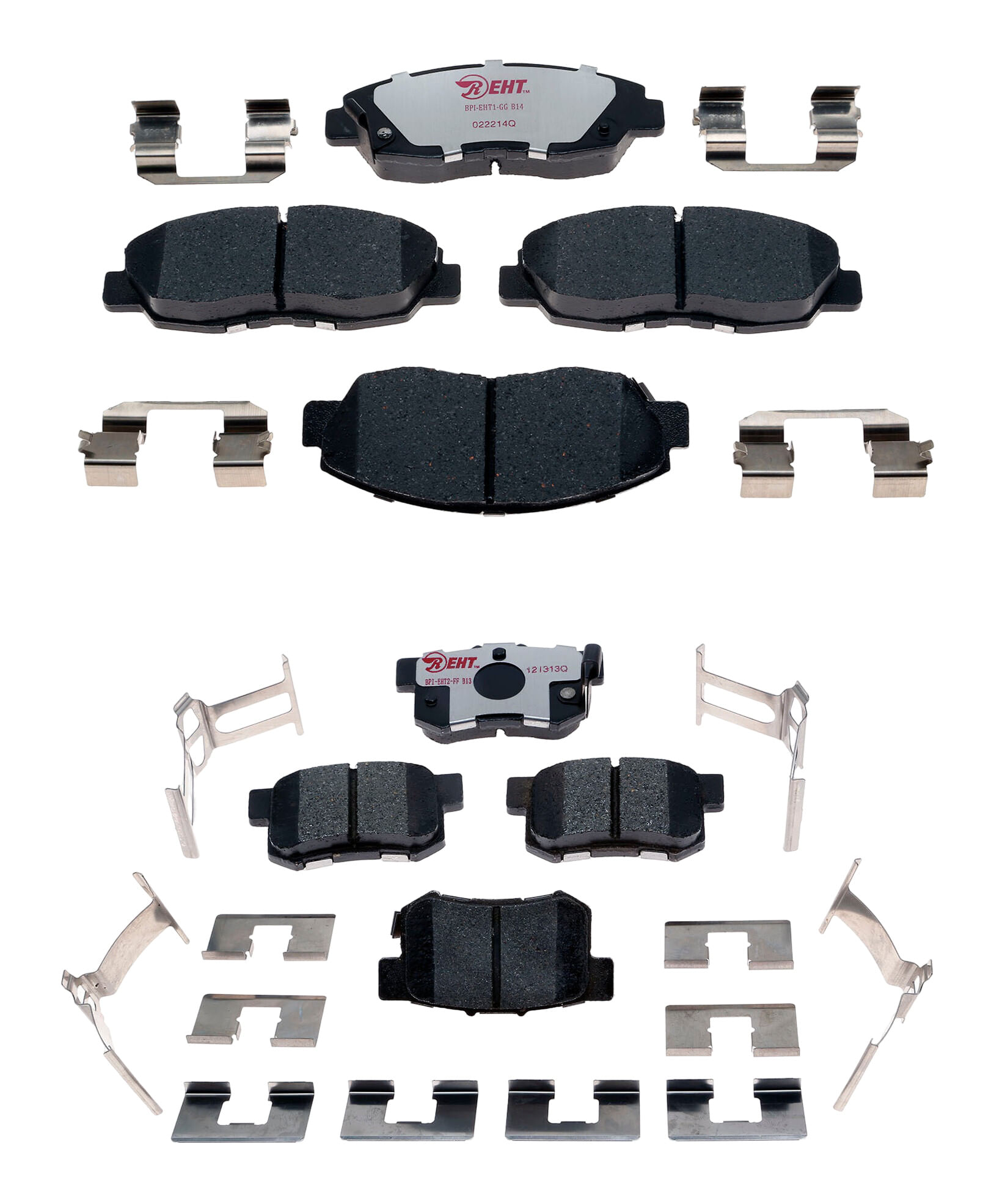 Kit De Balatas Híbridas Delanteras Y Traseras Element 3