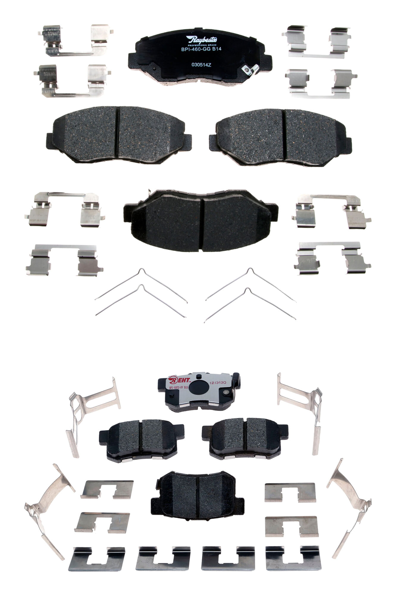 Kit De Balatas Híbridas Delanteras Y Traseras Element 3