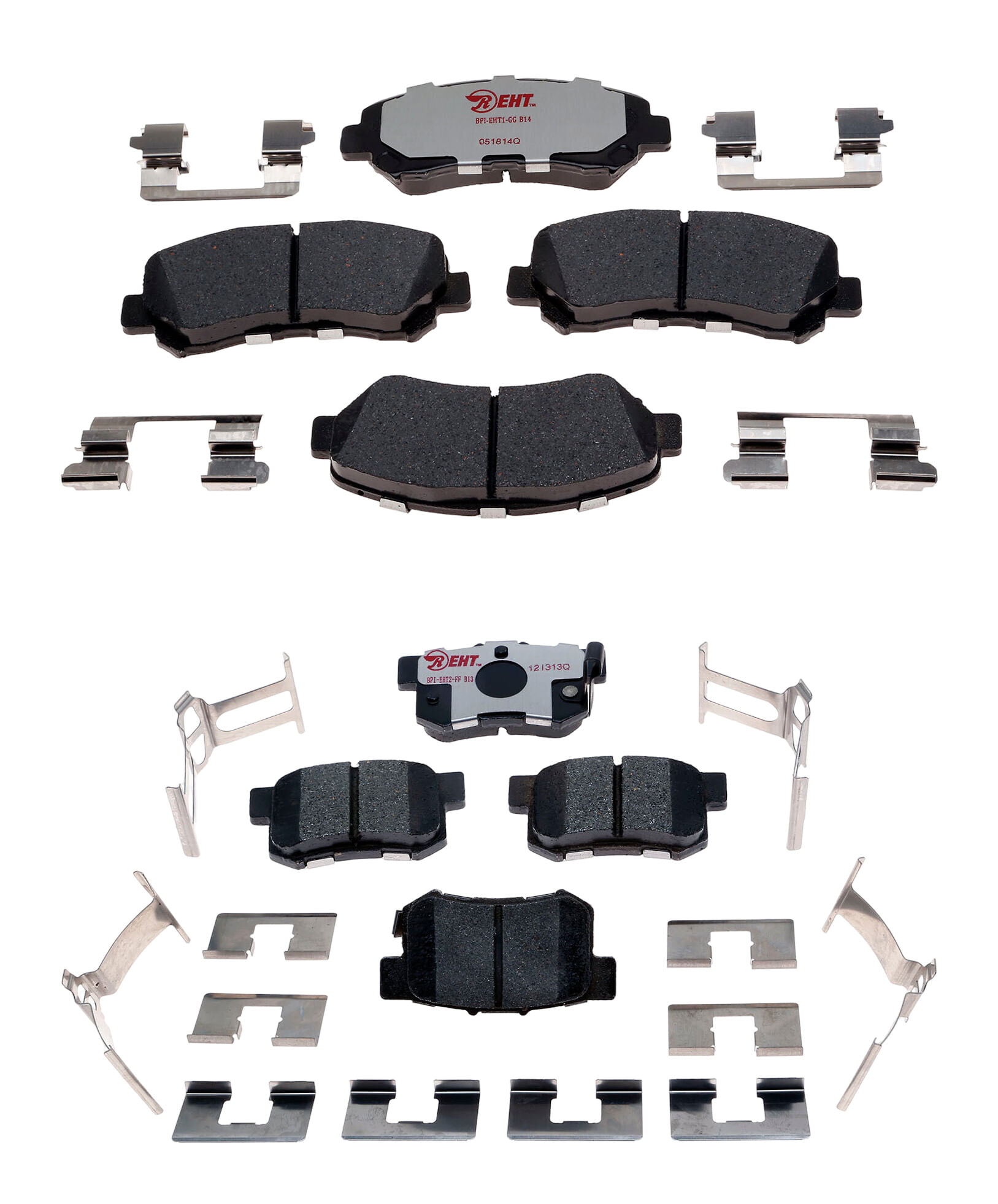 Kit De Balatas Híbridas Delanteras Y Traseras Element 3