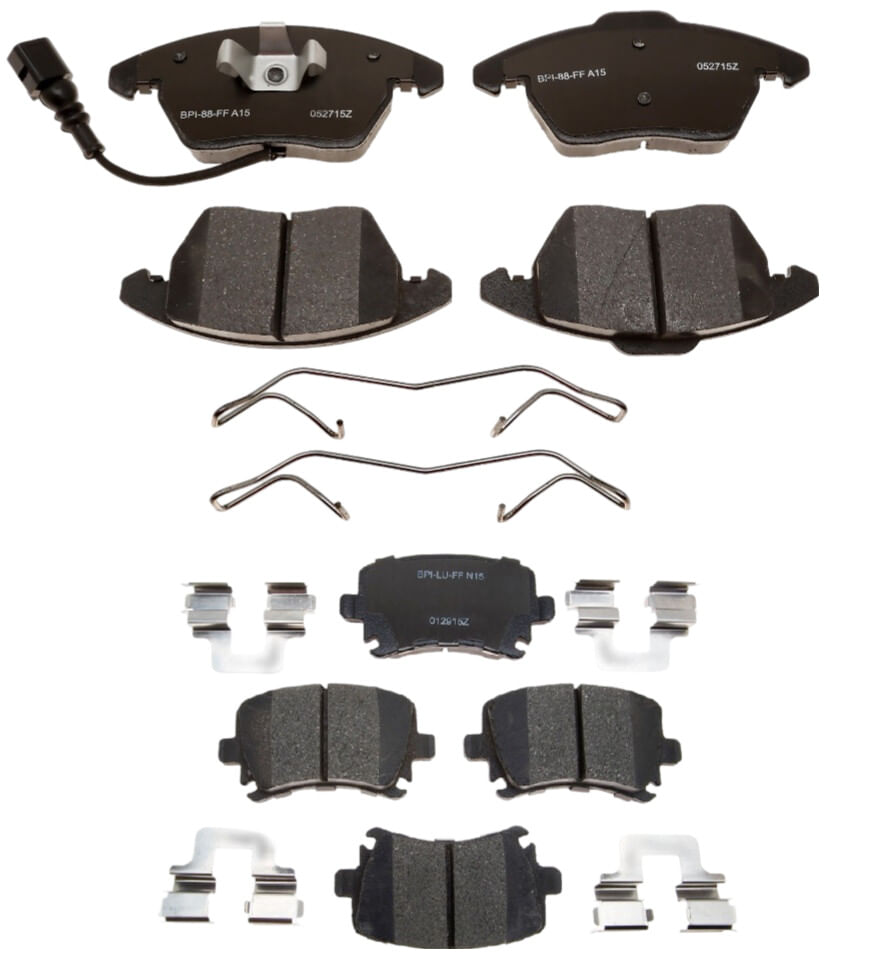 Kit De Balatas Semimetálicas Delanteras Y Traseras Advanced Technology