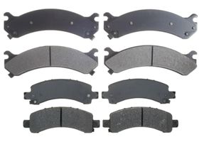 Kit De Balatas Semimetálicas Delanteras Y Traseras Service Grade